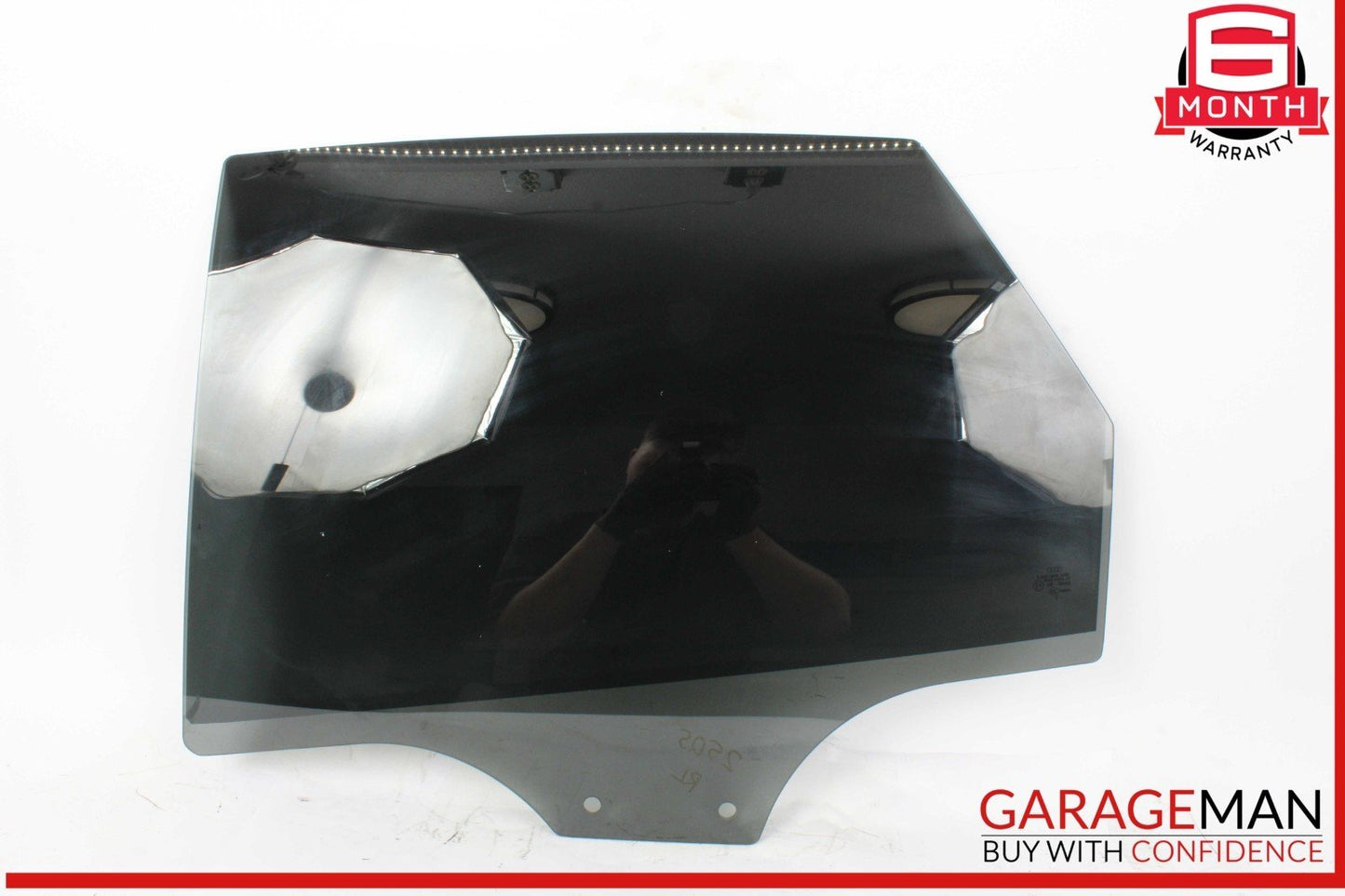 18-25 Audi Q5 Rear Left Driver Side Door Window Glass 43R004553 OEM