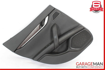 14-17 Maserati Ghibli Rear Left Driver Side Complete Interior Door Panel Black