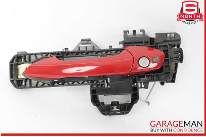 10-13 Mercedes W212 E350 Front Left Driver Side Exterior Door Handle Red OEM