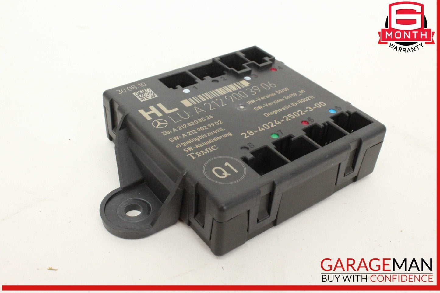 08-14 Mercedes W204 C300 Rear Left Driver Side Door Control Module Unit OEM