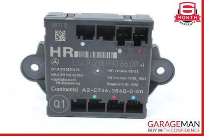 08-18 Mercedes E350 CLS550 CLS400 C300 Rear Right Side Door Control Module Unit