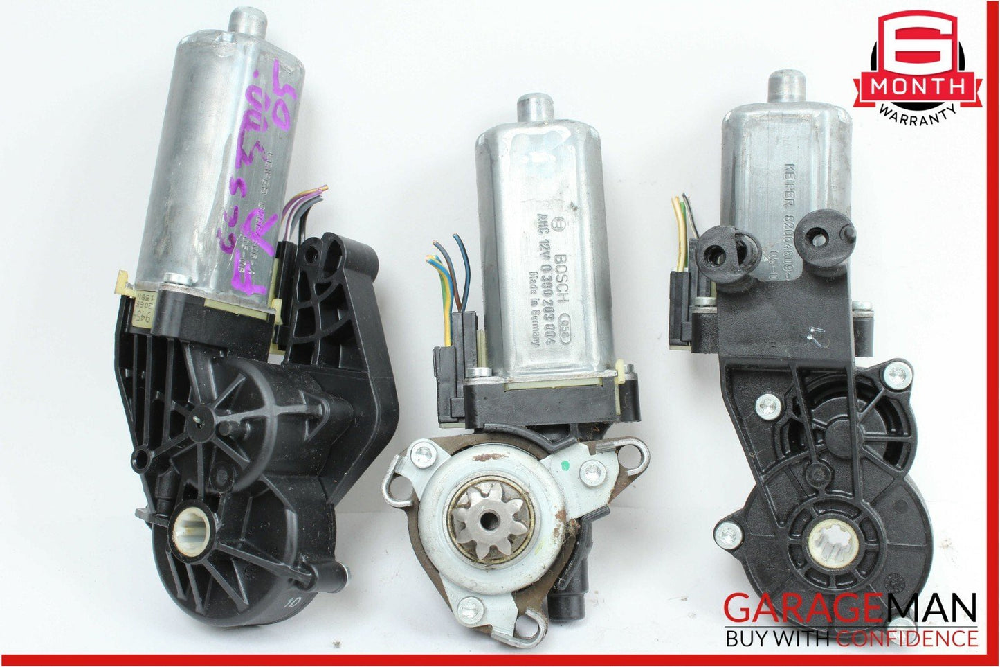 03-11 Mercedes W211 E320 CLS500 Front Right Side Seat Adjustment Motor Set of 3