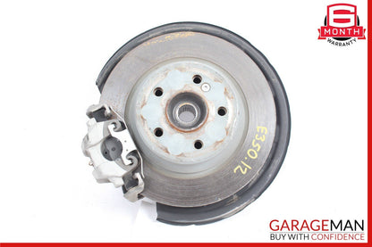 10-18 Mercedes W212 E350 Rear Right Side Spindle Knuckle Hub w/ Rotor Disc OEM