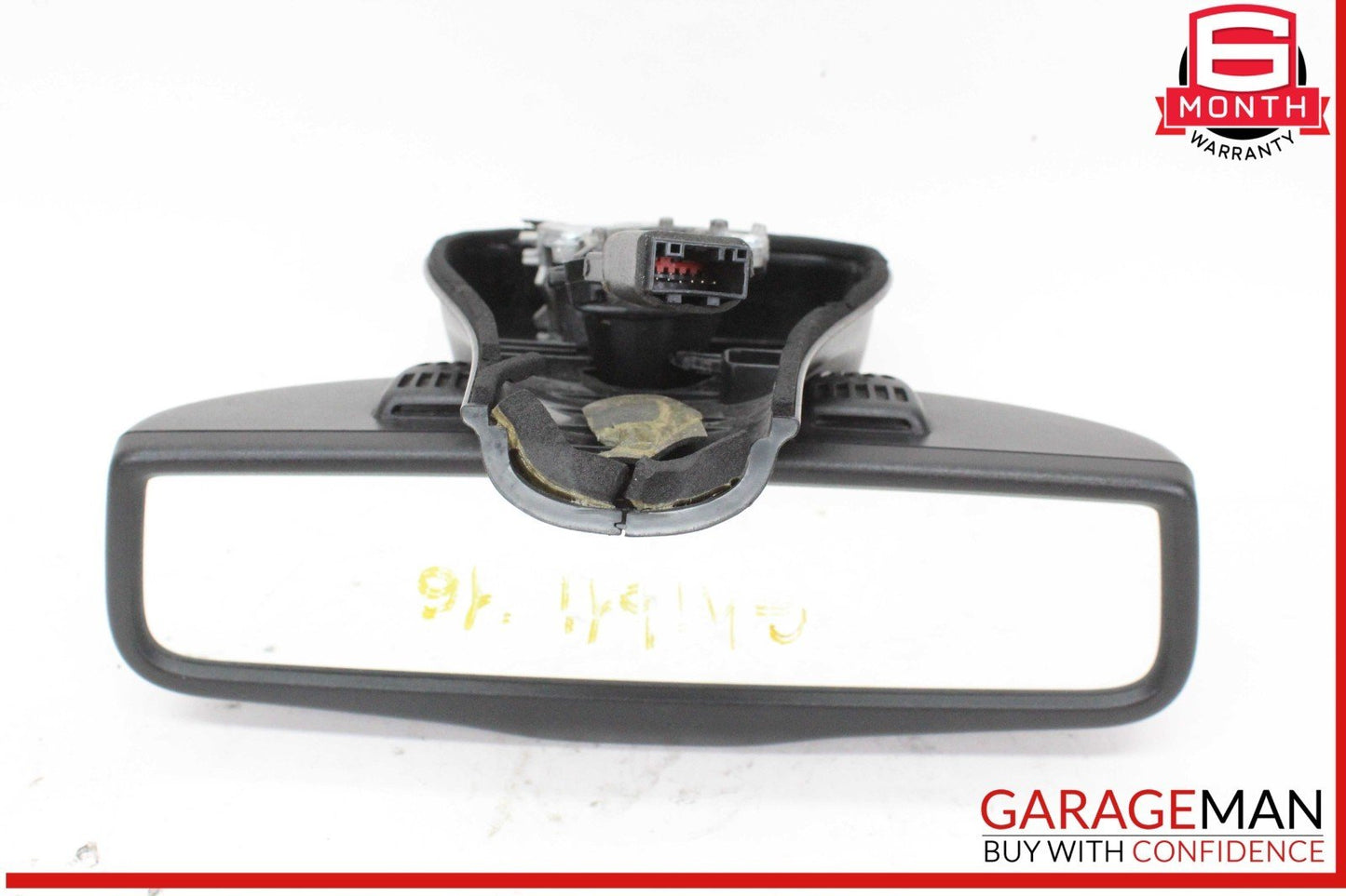 14-17 Maserati Ghibli Front Windshield Upper Rear View Mirror Black 68206442 OEM