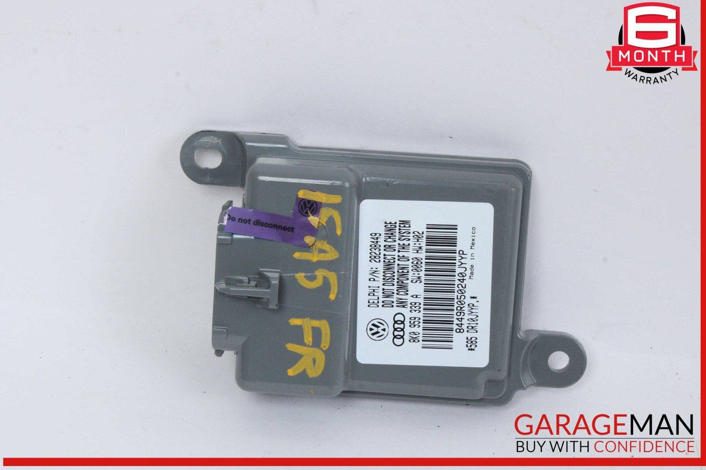 13-17 Audi A5 S5 Front Right Passenger Side Seat Occupancy Detection Module OEM