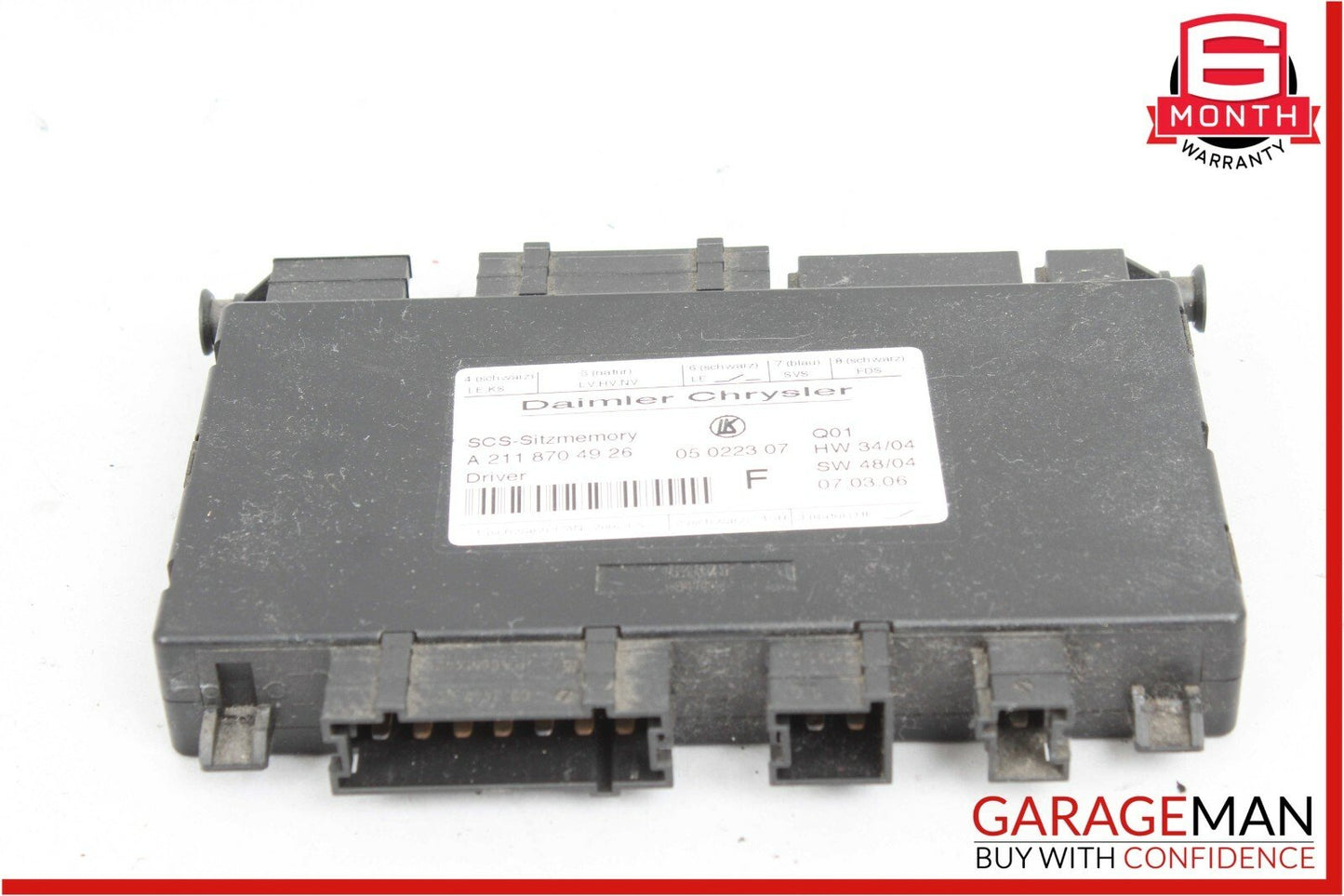 03-11 Mercedes E350 ML350 GL450 CLS500 Front Left Side Seat Control Module Unit