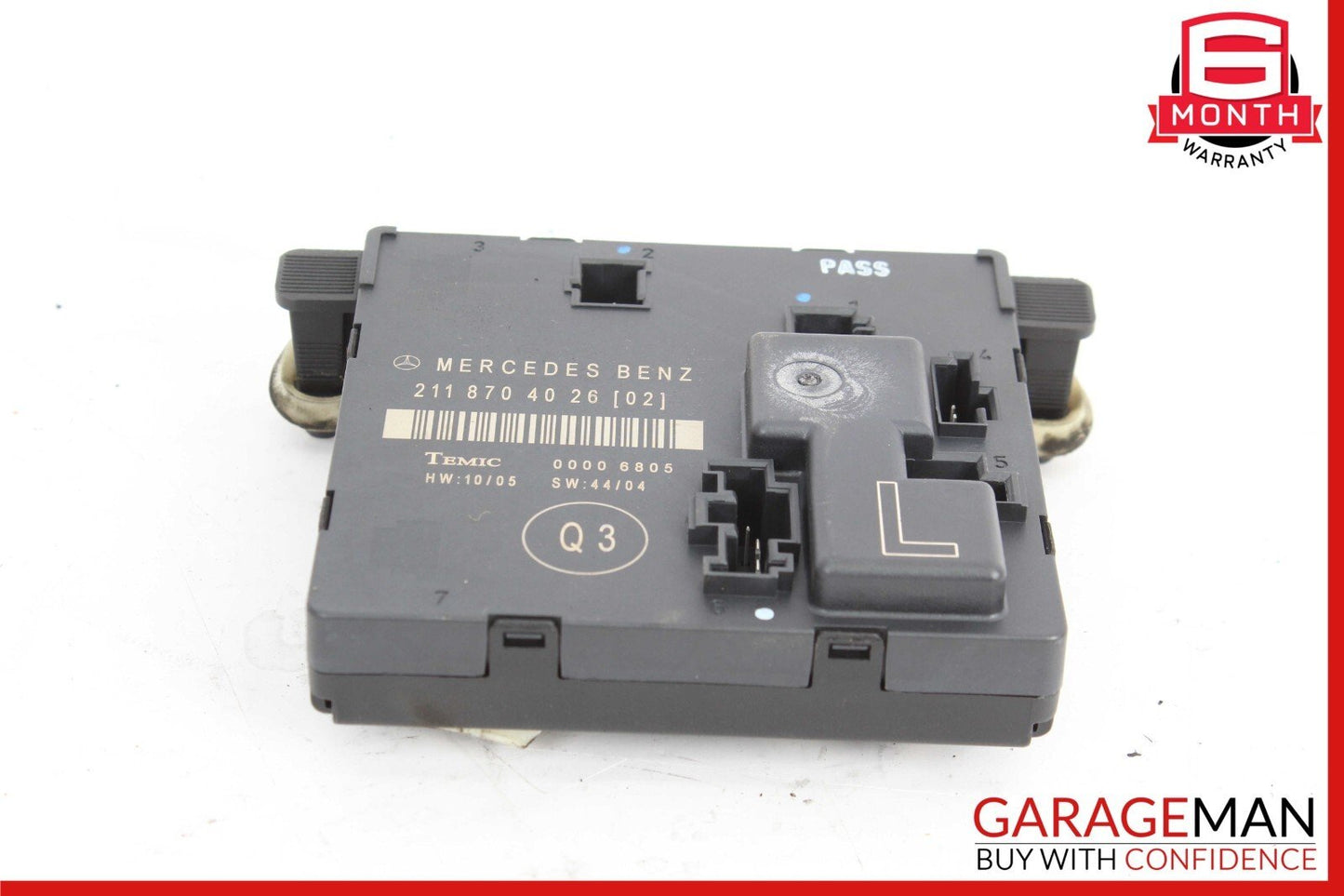 03-09 Mercedes W211 E550 E350 E63 AMG Rear Left Driver Door Controller Module