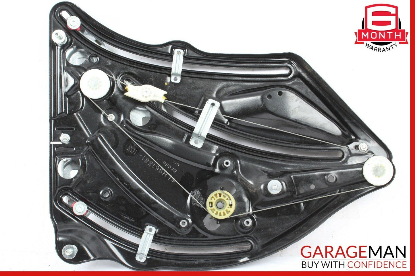 10-16 Mercedes W207 E350 Coupe Rear Left Door Window Regulator Frame w/o Motor