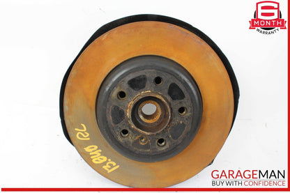 12-18 BMW 640i 650i Rear Left Side Spindle Knuckle Wheel Hub w/ Rotor Disc OEM