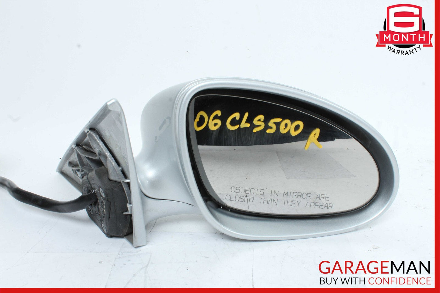 06-08 Mercedes W219 CLS500 Front Right Side Mirror Door Rear View Silver OEM