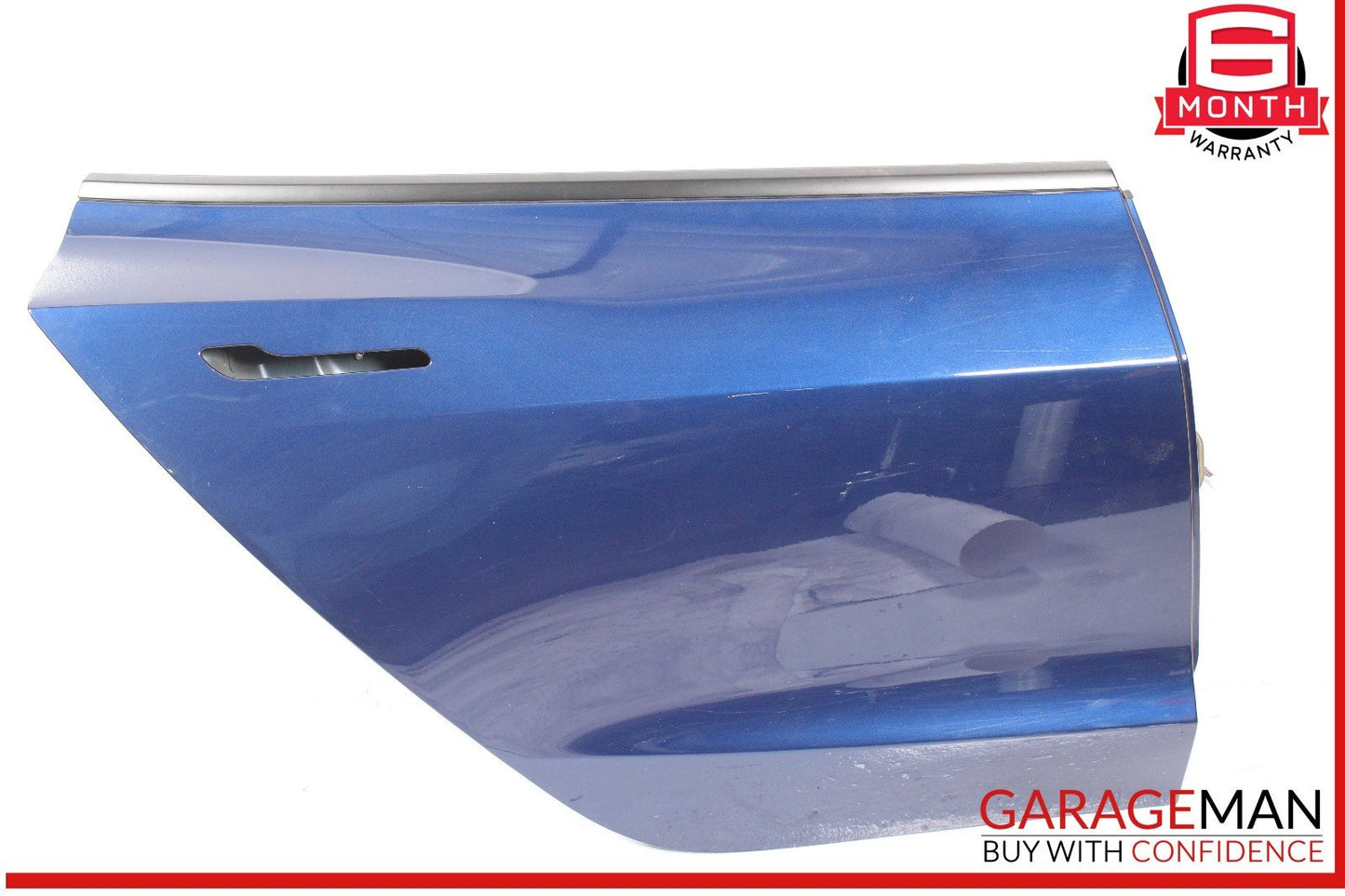 17-23 Tesla Model 3 Rear Right Passenger Side Door Shell Panel OEM
