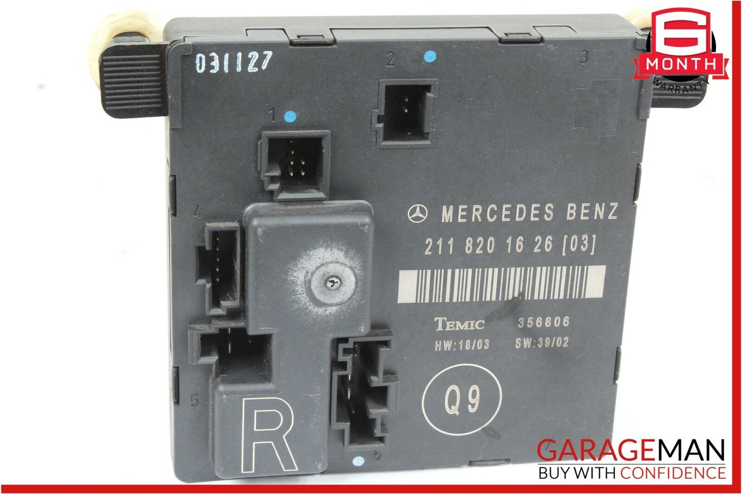 03-09 Mercedes W211 E350 E55 AMG Rear Right Passenger Side Door Control Module