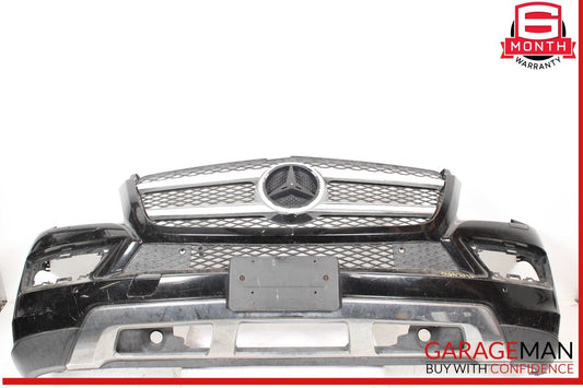 13-16 Mercedes X166 GL450 Base Front Bumper Cover Grille Trim Assembly OEM