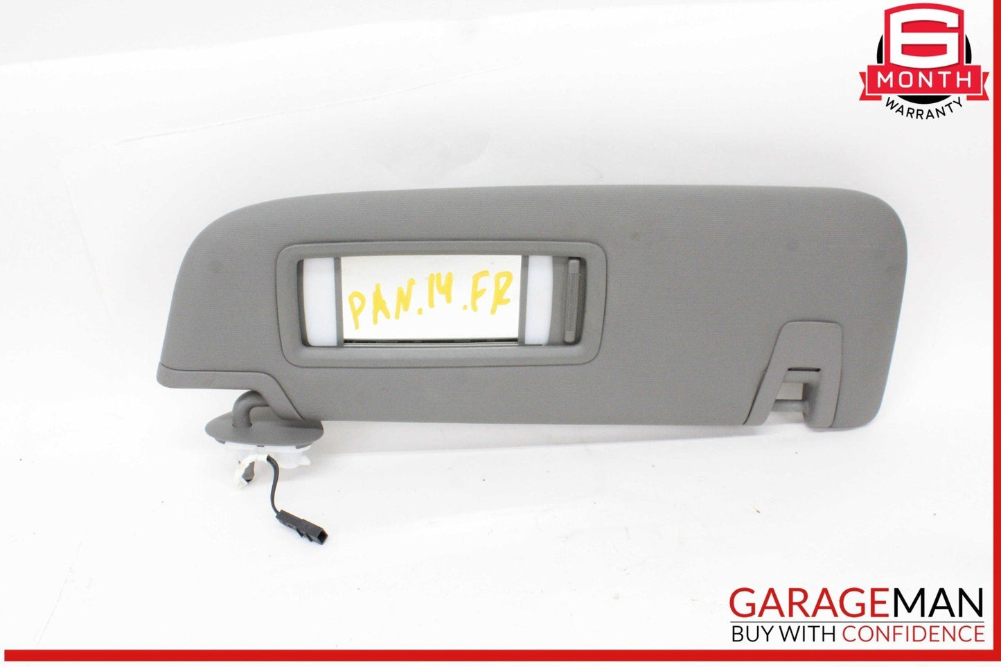 10-16 Porsche Panamera 970 E-Hybrid Front Right Side Sunvisor Sun Visor Gray OEM