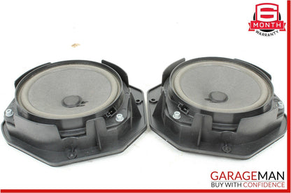 14-17 Maserati Ghibli Rear Right & Left Side Door Sound Audio Speaker Set OEM