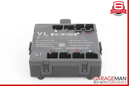 08-14 Mercedes W204 C300 C350 Front Left Side Door Control Module 2048701726 OEM