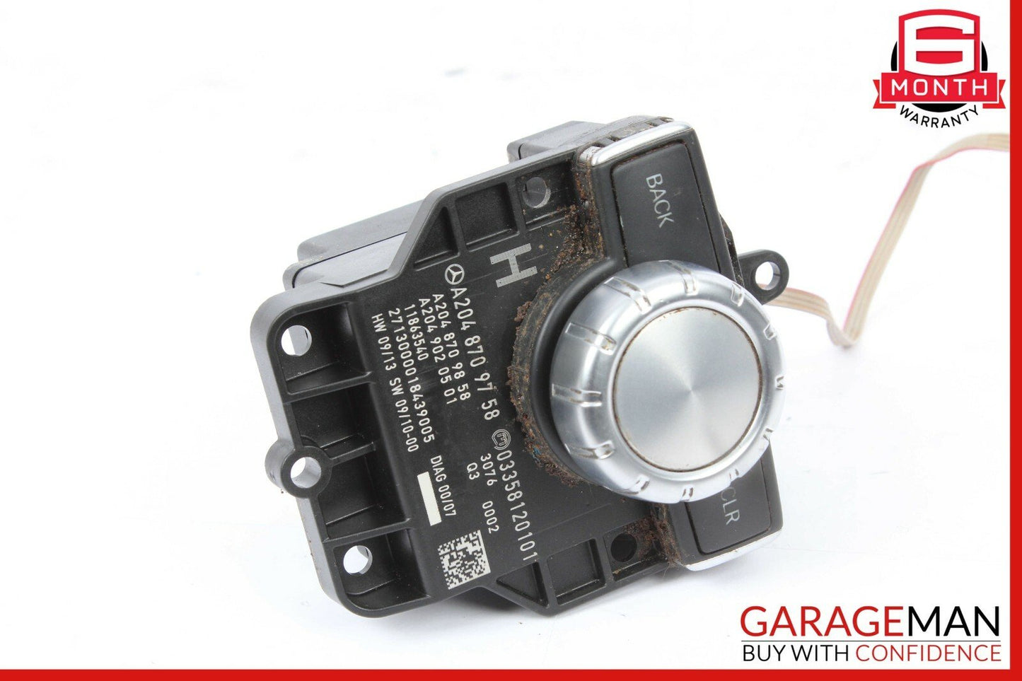 12-14 Mercedes W204 C250 E350 Console Head Unit Controller Knob Multi Switch OEM