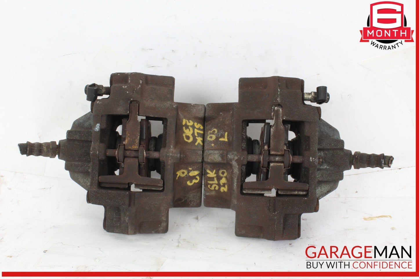 97-04 Mercedes R170 SLK230 Rear Left & Right Side Brake Caliper Calipers Set