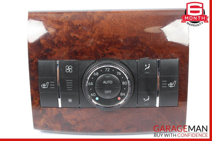06-12 Mercedes R350 ML450 GL450 Rear AC A/C Heater Climate Control Switch Wood
