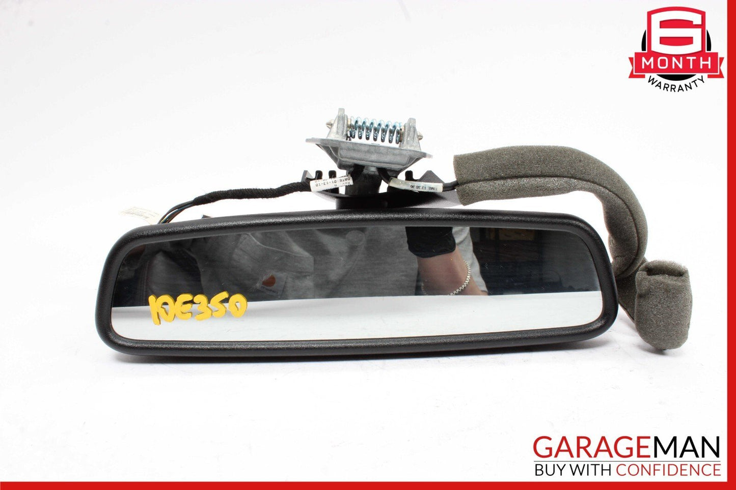 10-16 Mercedes W212 E350 E400 Front Interior Top Upper Rear View Mirror Black