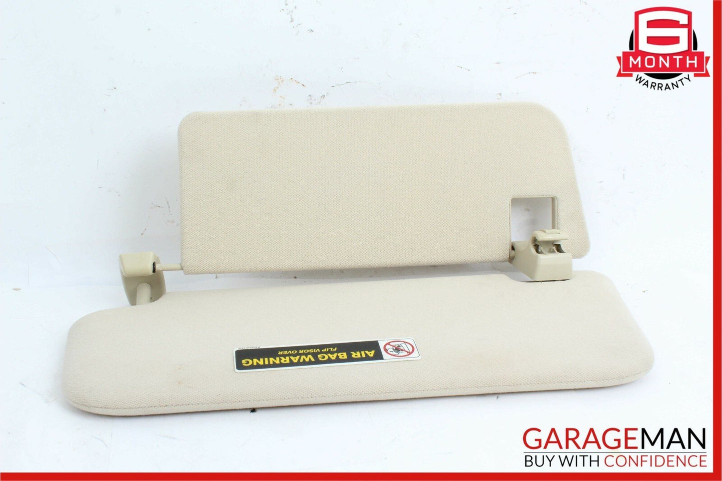 07-09 Mercedes W211 E350 E550 Front Right Sunvisor Sun Visor Shade Suede Grey
