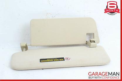 07-09 Mercedes W211 E350 E550 Front Right Sunvisor Sun Visor Shade Suede Grey