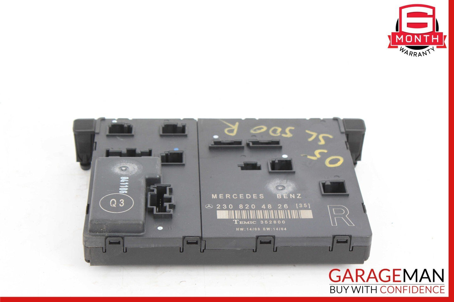03-12 Mercedes R230 SL550 SL500 SL65 AMG Front Right Side Door Control Module
