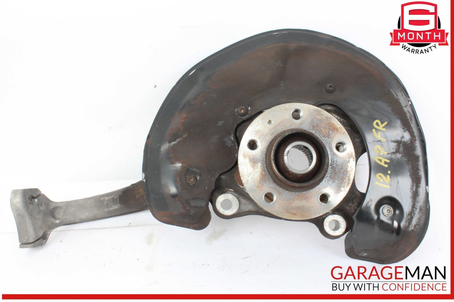 12-17 Audi A7 Front Right Passenger Side Spindle Knuckle Wheel Hub 8K0407258 OEM
