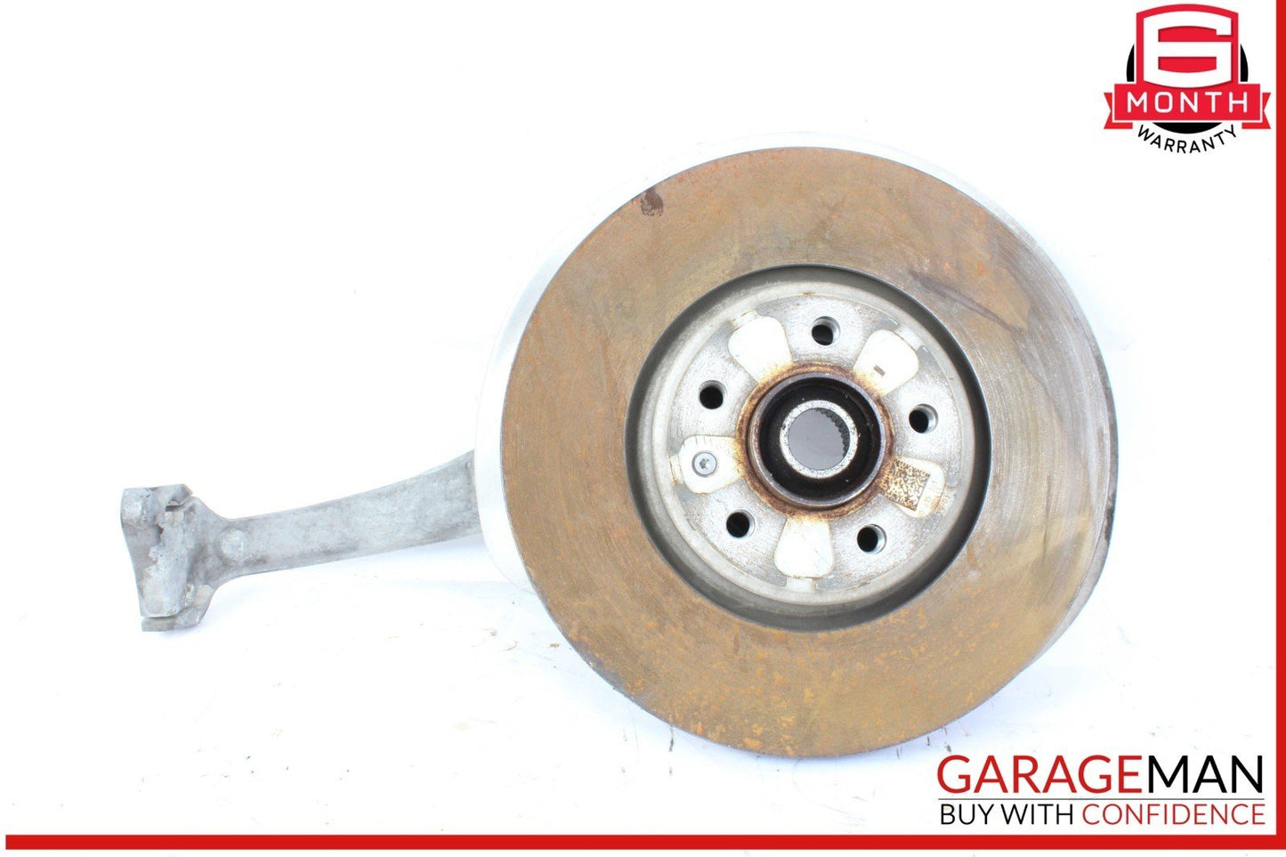 13-17 Audi A4 SQ5 Front Right Side Spindle Knuckle Wheel Hub w/ Disc Rotor OEM