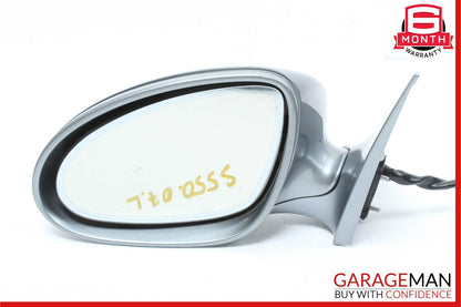 07-09 Mercedes W221 S550 Front Left Side Mirror Rear View Door Grey OEM