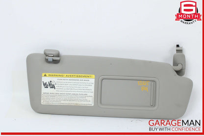 09-18 Audi Q5 Q3 Front Right Side Sun Visor Sunvisor Gray 8K0857552 OEM