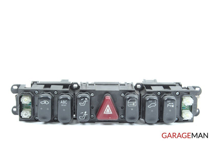 00-02 Mercedes W215 CL600 Center Dashboard Hazard Light Switch Control Panel OEM