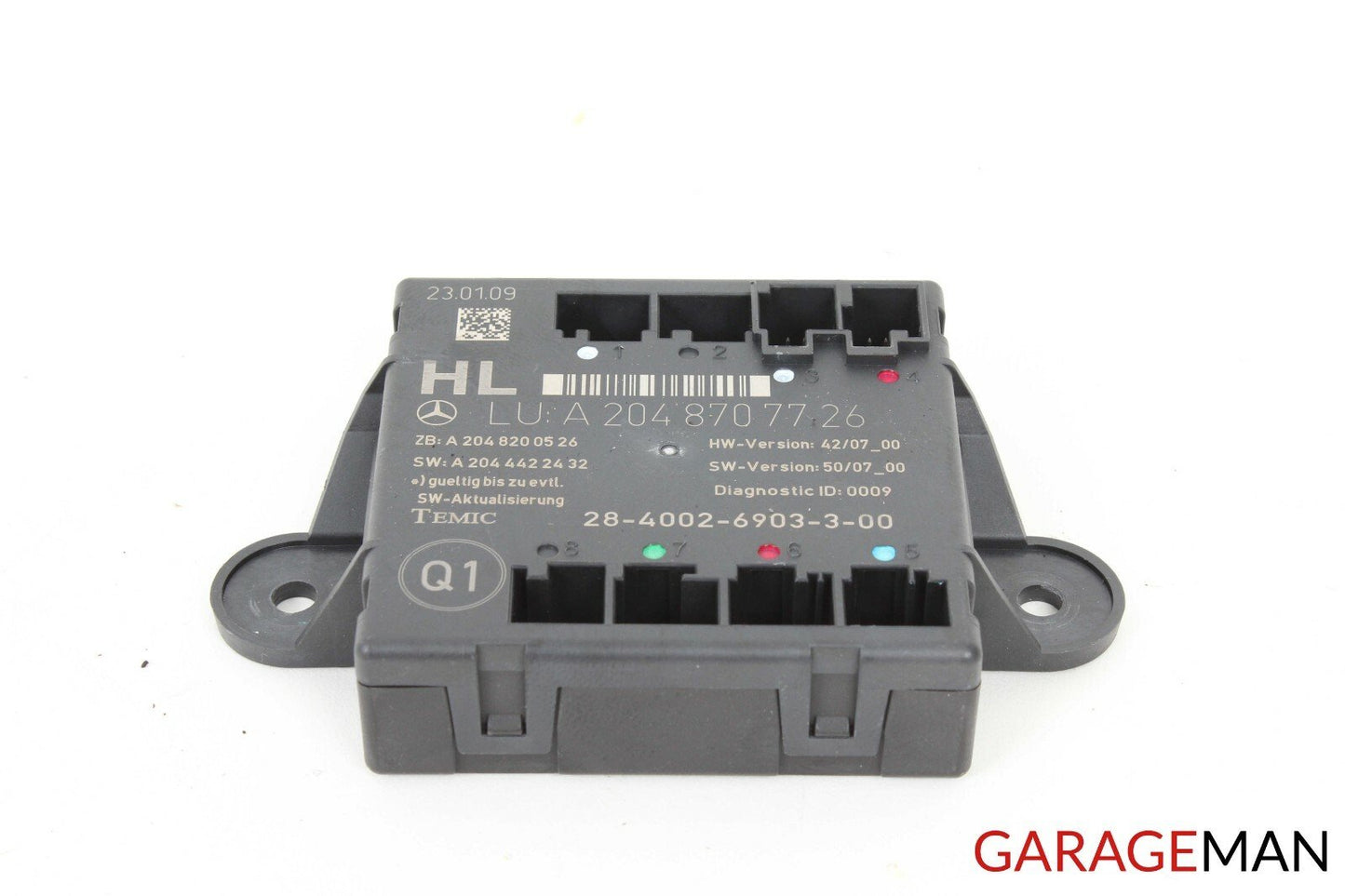 08-11 Mercedes W204 C63 AMG Rear Left Driver Side Door Control Module Unit OEM