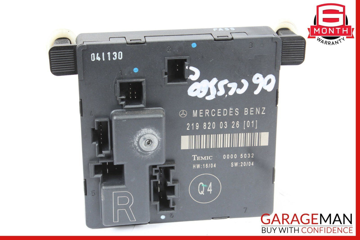 06-11 Mercedes W219 CLS500 Rear Right Side Door Computer Controller Module Unit