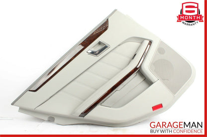 10-13 Mercedes W212 E350 E550 Rear Left Driver Side Interior Door Panel Grey OEM