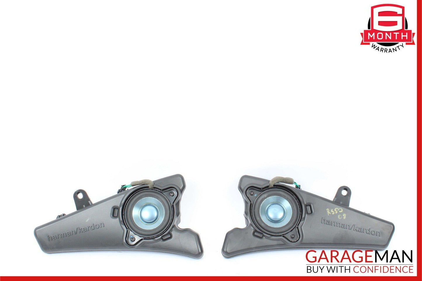 06-13 Mercedes W251 R320 R500 Rear Left & Right Quarter Sound Speakers Set of 2