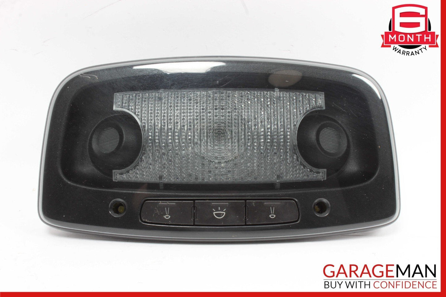 14-17 Maserati Ghibli Rear Overhead Dome Light Reading Lamp Module Black OEM