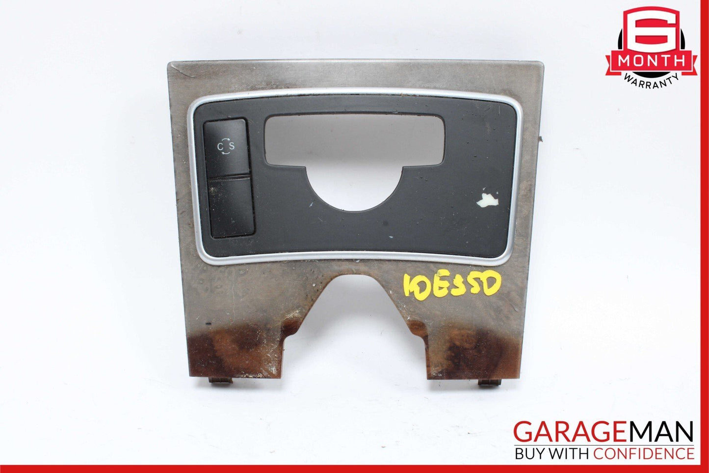 10-13 Mercedes W212 E350 E550 Center Console Switch Trim Cover Bezel Wood OEM