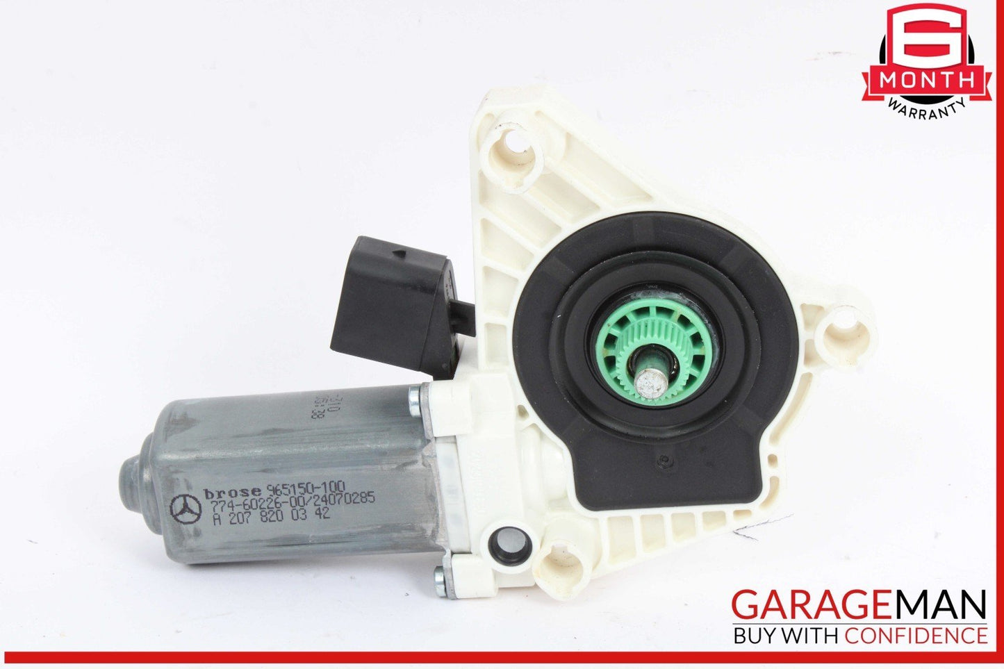 10-20 Mercedes W207 E350 Front Left Window Regulator Motor 2078200342 OEM