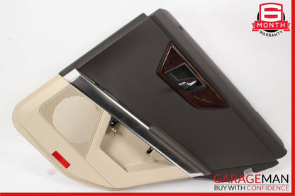 10-15 Mercedes X204 GLK350 Rear Right Passenger Side Interior Door Panel Beige