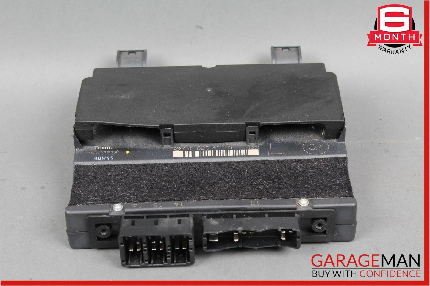 03-08 Mercedes R230 SL65 AMG SL550 Front Left Side Under Seat Control Module OEM