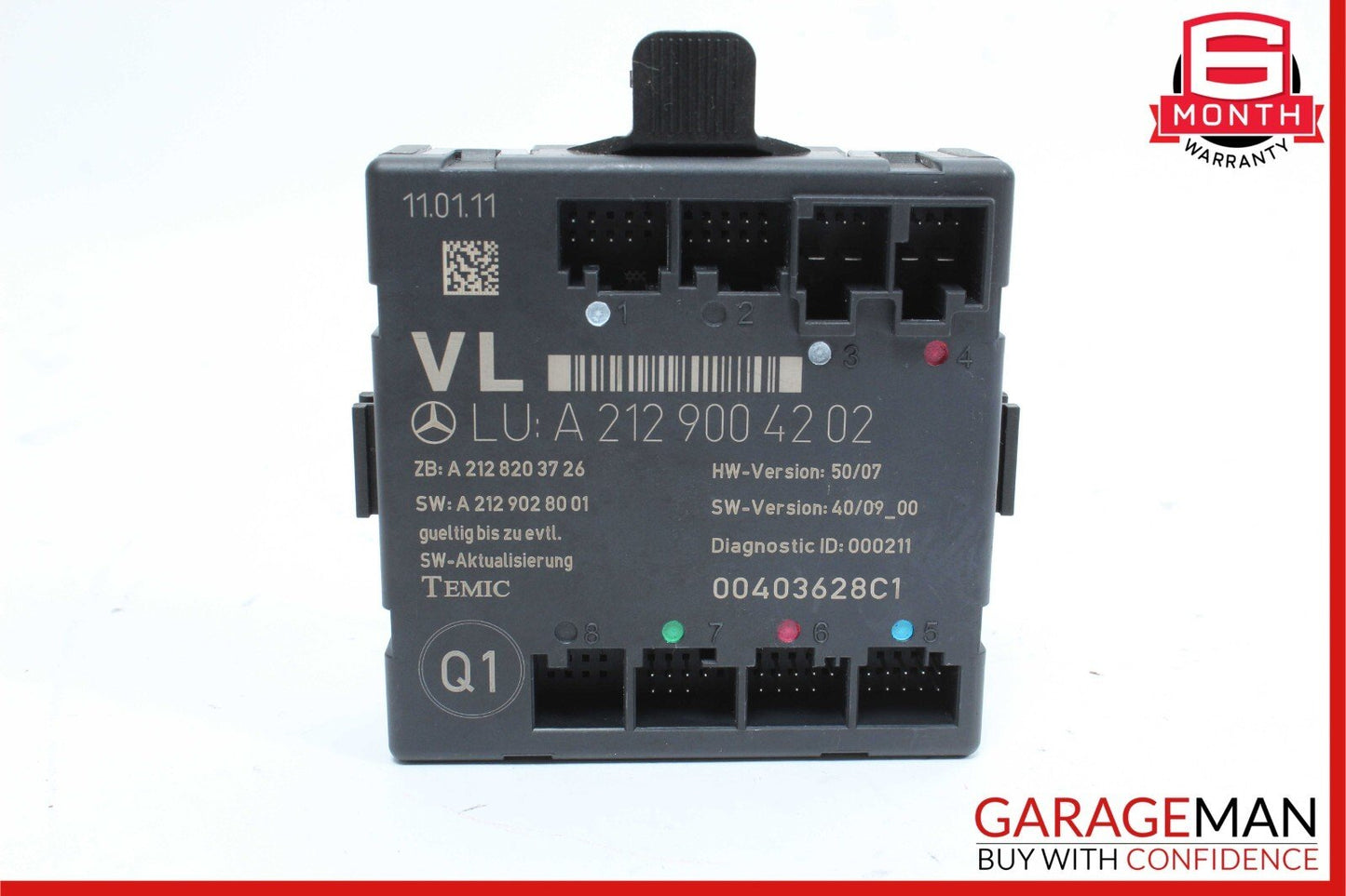 08-18 Mercedes C300 C350 CLS550 E350 Front Left Driver Door Control Module OEM