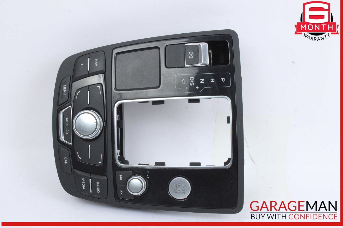 12-15 Audi A7 A6 Front Center Console MMI Gear Shifter Bezel 4G1919610C OEM