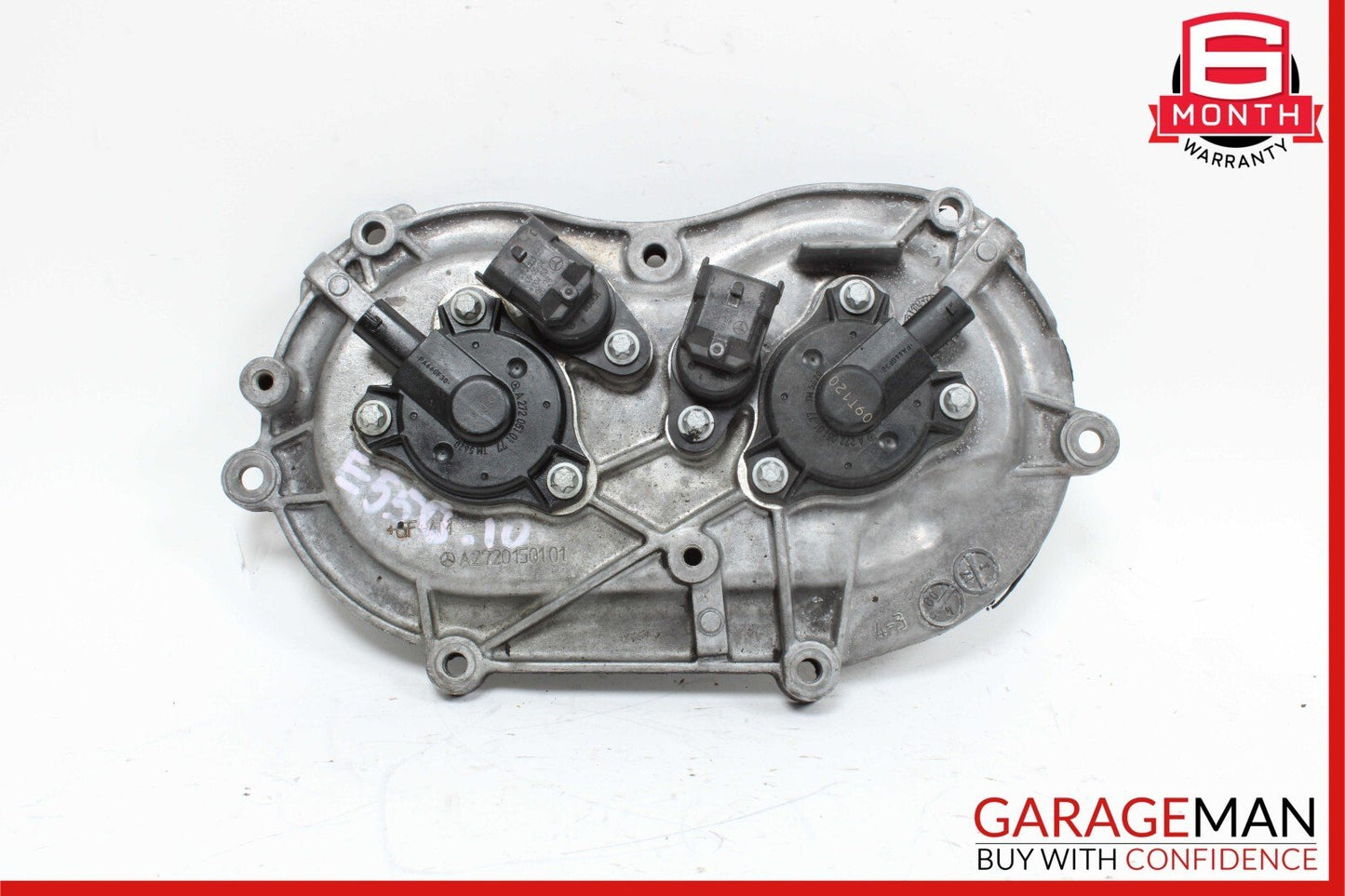 06-13 Mercedes W212 E550 S550 Front Right Engine Timing Chain Cover Plate OEM