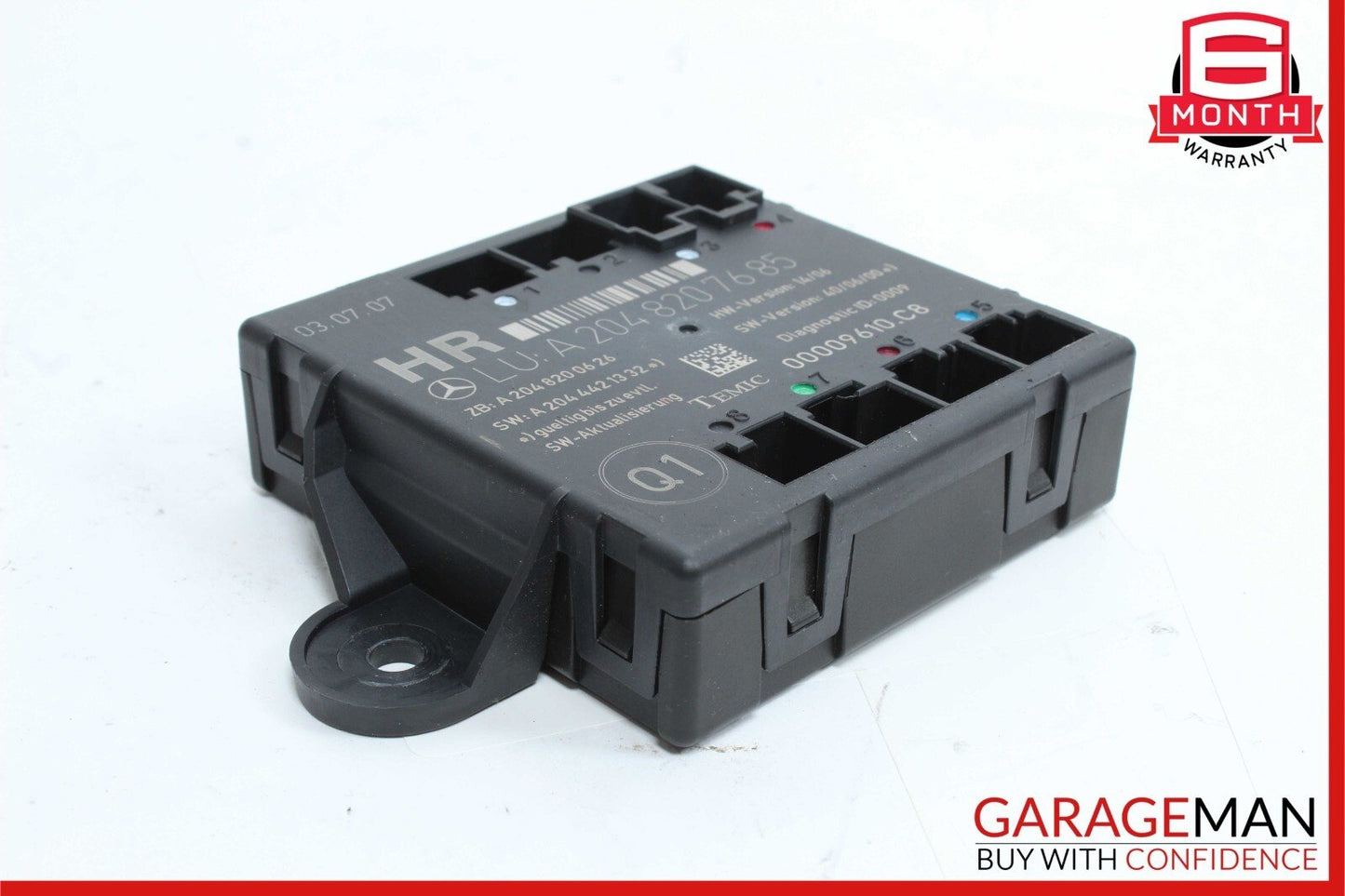 08-18 Mercedes W204 C300 GLK350 C250 Rear Right Side Door Control Module OEM