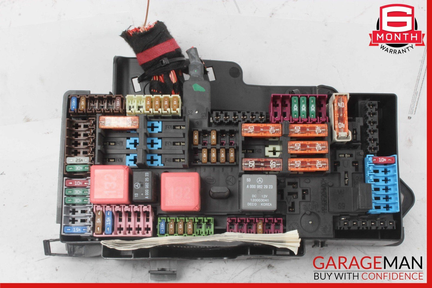 14-17 Mercedes W222 S550 S600 S63 AMG Rear Trunk Fuse Box Module 2229061201 OEM