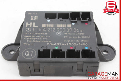 08-18 Mercedes E350 C250 C300 CLS400 Rear Left Side Door Control Module Unit