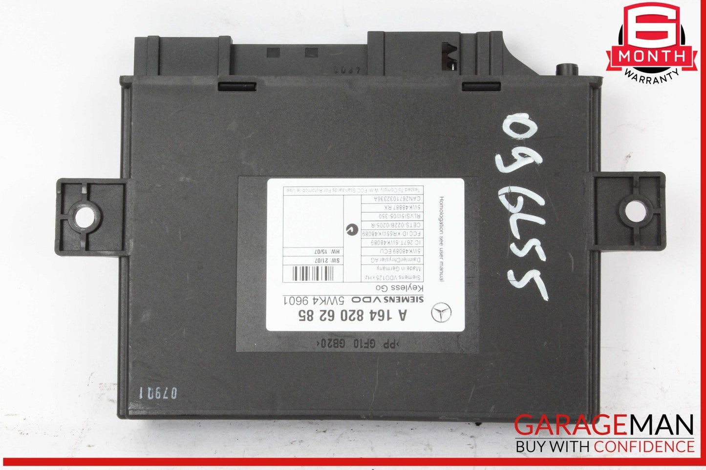 06-12 Mercedes X164 GL550 4Matic ML350 ML550 Keyless Go Controller Module Unit