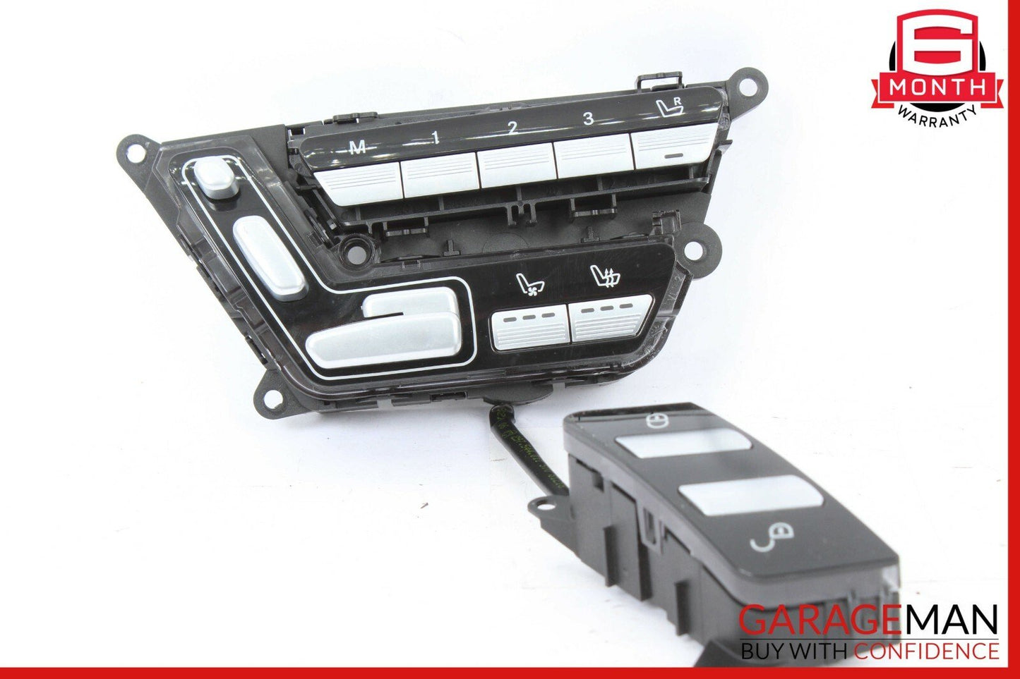 07-13 Mercedes W221 S63 CL550 Front Left Seat Adjust Controller Switch Set OEM