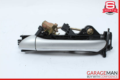 00-06 Mercedes W220 S500 Rear Left Side Exterior Door Handle Silver OEM